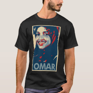 Ilhan Omar Poster Political Parody T-shirt