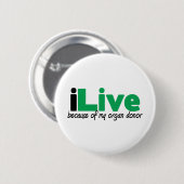 iLive-transplantatie Ronde Button 5,7 Cm (Voorkant /achterkant)