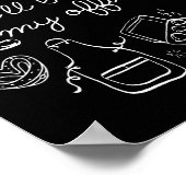 I'll Be In My Office Funny Baking Home Baker Cooki Poster (Hoek)