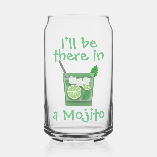 "I'll Be There in a Mojito" Fun Cocktail Slogan (Recto)