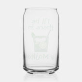 "I'll Be There in a Mojito" Fun Cocktail Slogan (Verso)