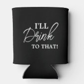 I'll Drink to that Wedding Can Cooler (Achterkant)