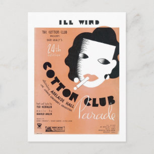 Ill Wind Cotton Club Parade  Songbook Hoesje Briefkaart