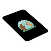 I'll With My Bear Hands Oh Deer Funny Creative Sty Magneet (Rechterzijde)