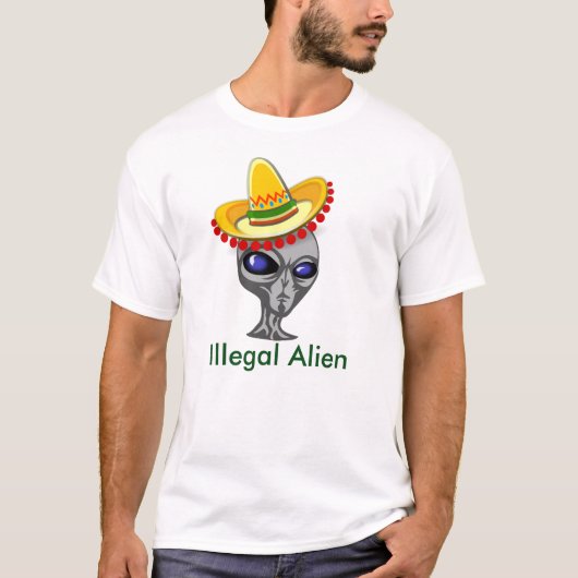 Illegaal Alien T-Shirt (Voorkant)