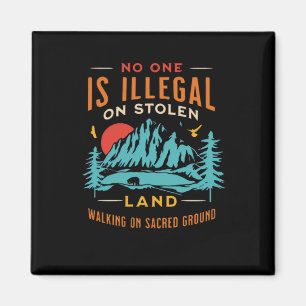 Illegaal op gestolen land magneet