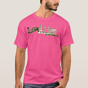 Illegale Alien Comix Logo T-shirt