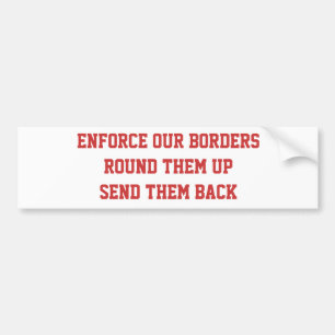 Illegale buitenaardse bumpersticker