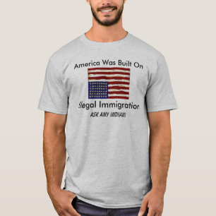 Illegale immigratie t-shirt