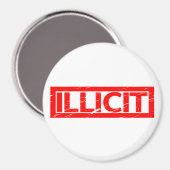 Illegale Stempel Magneet (Voorkant / Achterkant)