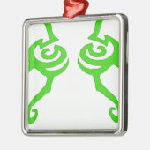 Illidan Rune Design Metalen Ornament (Links)