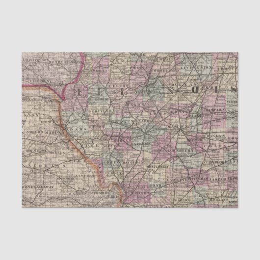 Illinois 10 tissuepapier (Voorkant)