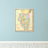 Illinois 13 canvas afdruk (Insitu (Houten vloer))