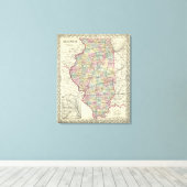 Illinois 2 canvas afdruk (Insitu (Houten vloer))