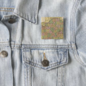 Illinois 2 vierkante button 5,1 cm (In situ)
