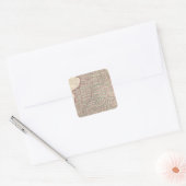 Illinois 3 vierkante sticker (Envelop)