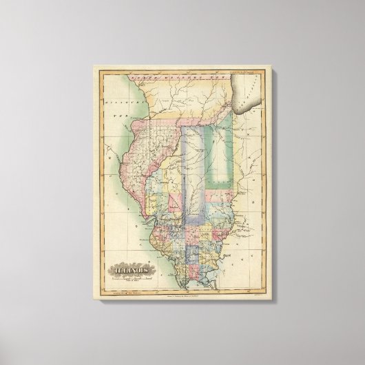 Illinois 6 canvas afdruk (Voorkant)