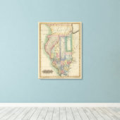 Illinois 6 canvas afdruk (Insitu (Houten vloer))