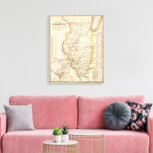 Illinois 9 canvas afdruk (Insitu (Woonkamer))