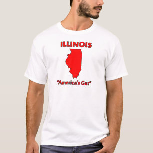 Illinois - Amerikaanse Gut T-shirt