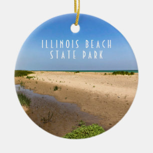 Illinois Beach State Park Keramisch Ornament