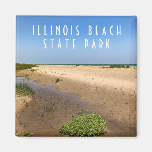 Illinois Beach State Park Magneet (Voorkant)