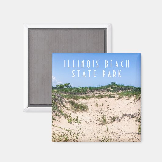 Illinois Beach State Park Magnet (Recto/Verso)