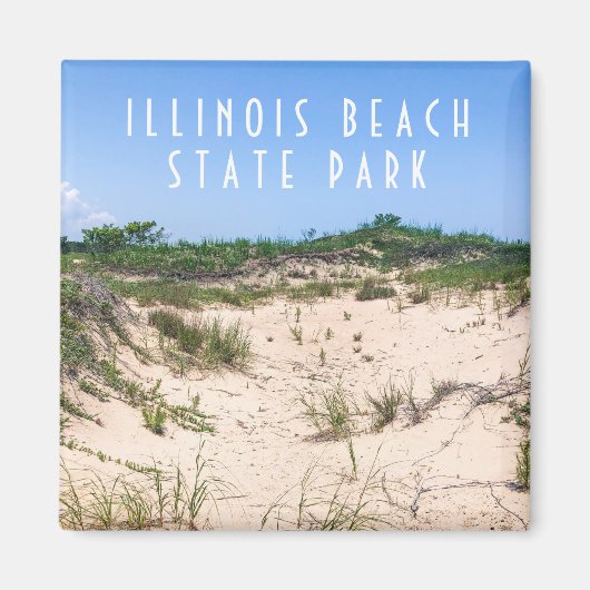 Illinois Beach State Park Magnet Magneet (Voorkant)