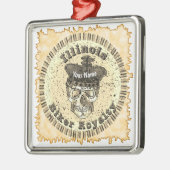 Illinois Biker Metalen Ornament (Links)
