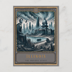 Illinois   Carte postale Art gothique