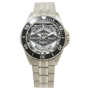 Illinois Central Railroad  Classic Watch Horloge