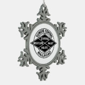 Illinois Central Railroad  Logo Ornament (Links)