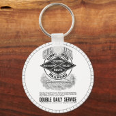  Illinois Central RR Basic Sleutelhanger (Voorkant)