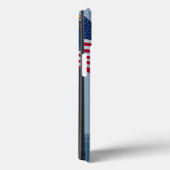 Illinois, Chicago. Navy Pier, vlaggen van de VS Case-Mate iPhone Case (Achterkant / Rechts)