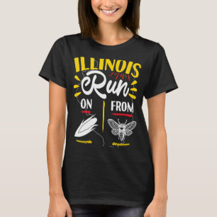 Illinois Cicada BroodX invasion State Chicago Illi T-shirt