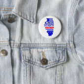 Illinois Citizens for Trump Ronde Button 5,7 Cm (In situ)