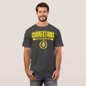 Illinois Correctional Officer Thin Grey Line T-shirt (Voorkant volledig)