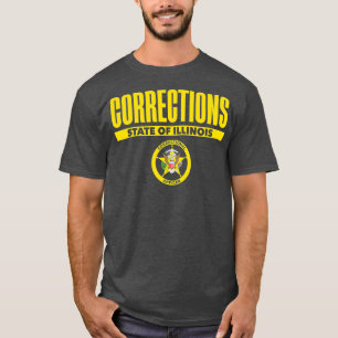 Illinois Correctional Officer Thin Grey Line T-shirt