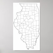 Illinois County's Blank overzicht (Voorkant)