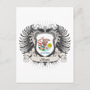 Illinois Crest Briefkaart