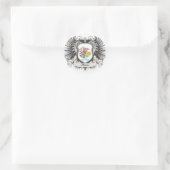Illinois Crest Ronde Sticker (Tas)