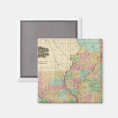 Illinois en Missouri Magneet (Voorkant / Achterkant)