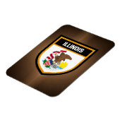 Illinois Flag Magneet (Linkerzijde)
