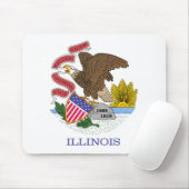Illinois Flag Muismat (Met muis)