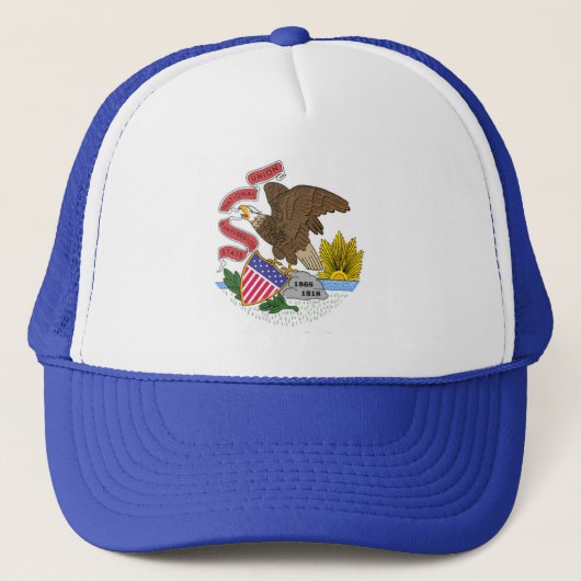 Illinois Flag Trucker Pet (Voorkant)