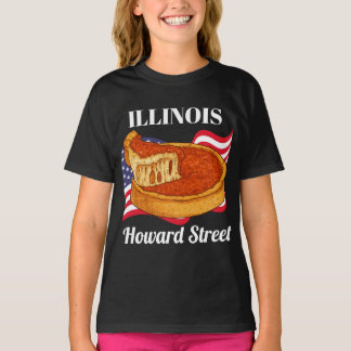 Illinois Girl's Dark T-Shirt