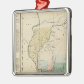 Illinois in 1822 metalen ornament (Links)