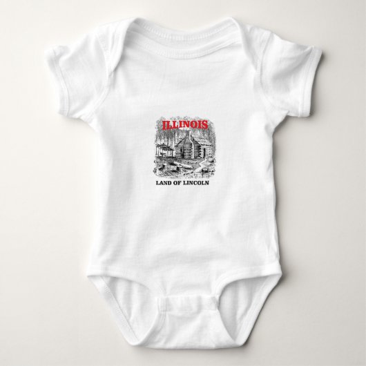 Illinois land Lincoln Romper (Voorkant)