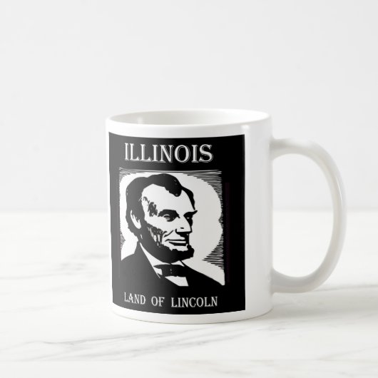 Illinois Land van Lincoln Koffiemok (Rechts)