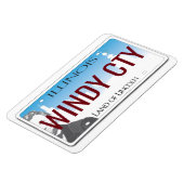Illinois License Bord Flexible Magneet (Linkerzijde)